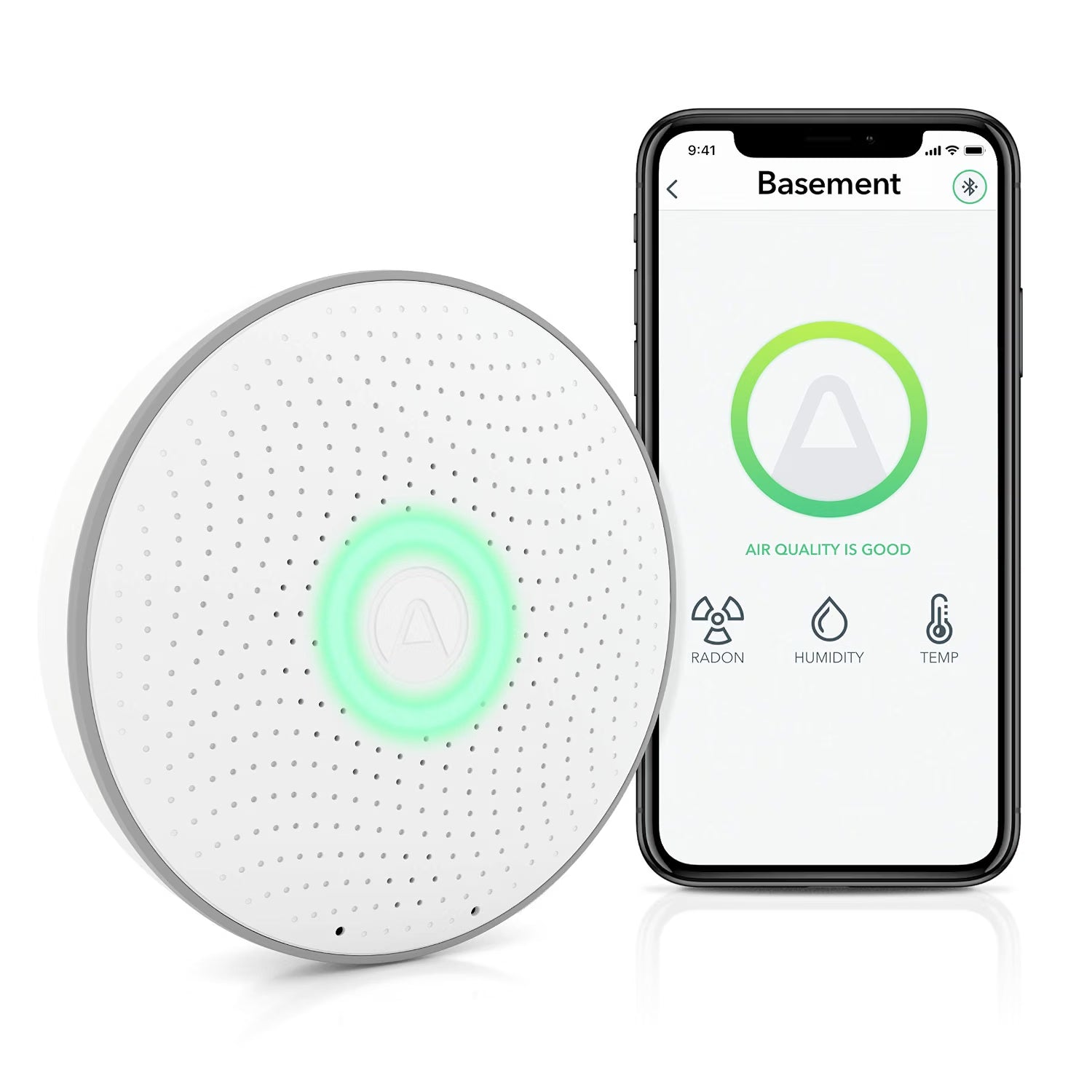 Smart Radon Detector with Humidity & Temperature Sensor