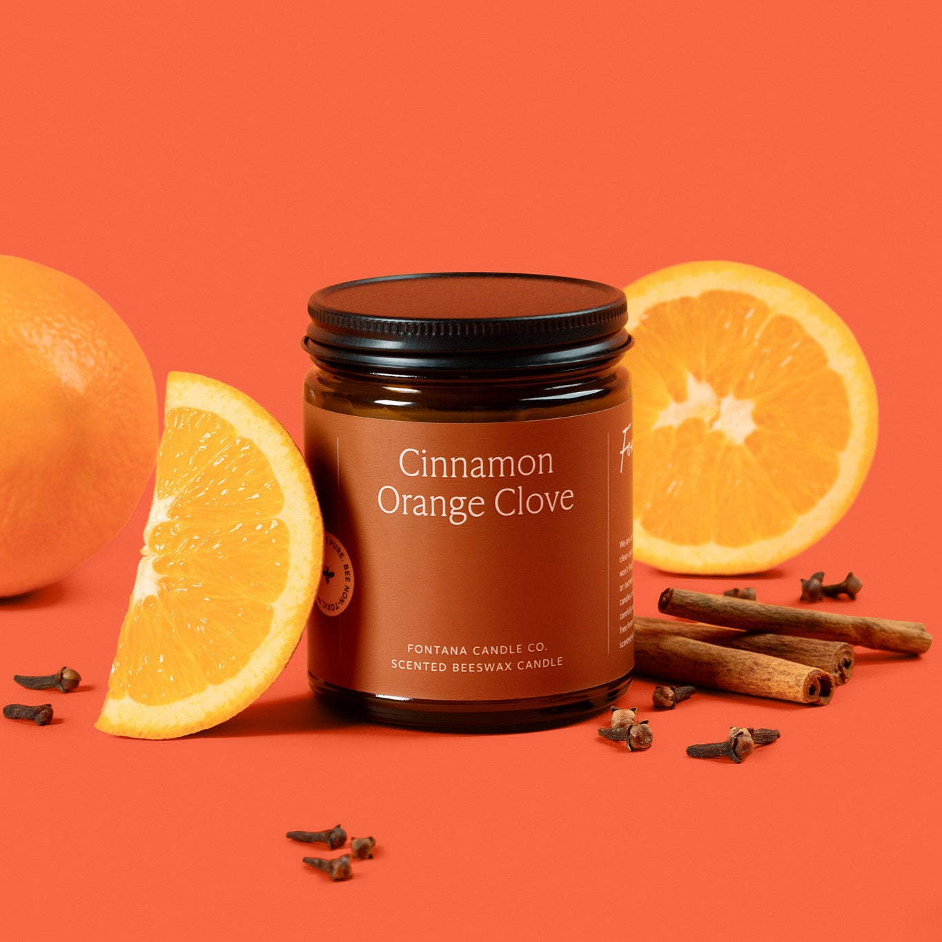 Cinnamon Orange Clove Jar Candle