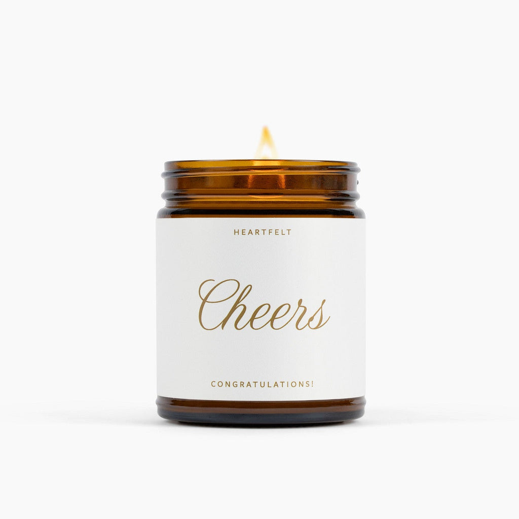 Cheers! Congratulations Jar Candle