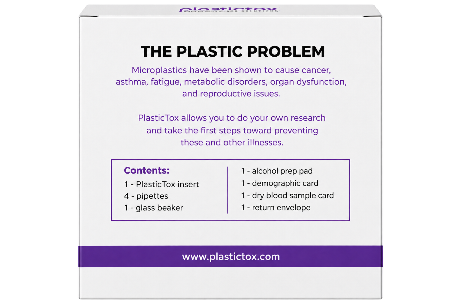 PlasticTox™ Oral Fluid Microplastic Test Kit