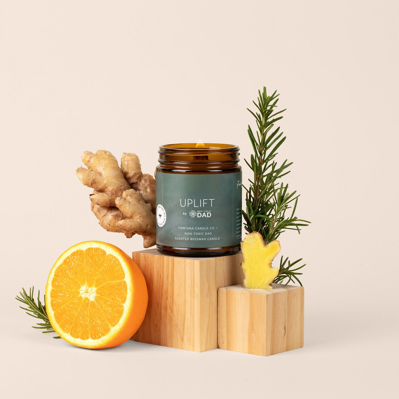 Uplift by Non-Toxic Dad x Fontana Jar Candle