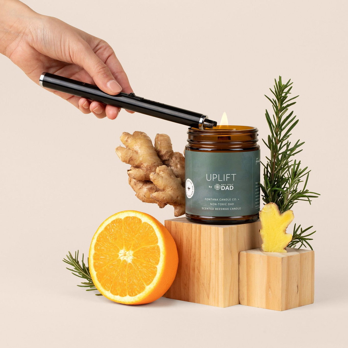 Uplift by Non-Toxic Dad x Fontana Jar Candle